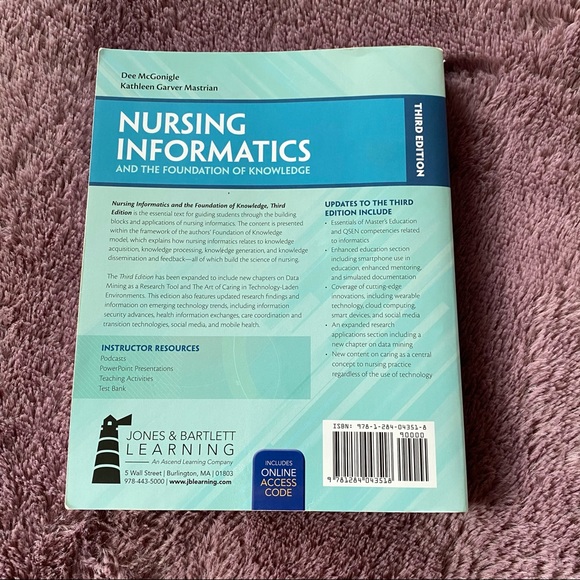 Nursing Informatics 3rd edition - Picture 2 of 5